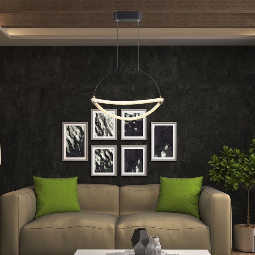 LED Csillár zsinóron LED/12W/230V 4000K átm. 40 cm