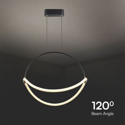 LED Csillár zsinóron LED/16W/230V 3000K átm. 50 cm