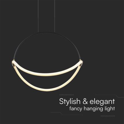 LED Csillár zsinóron LED/16W/230V 4000K átm. 50 cm