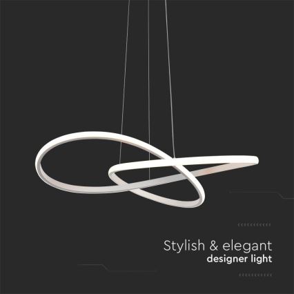 LED Csillár zsinóron LED/20W/230V 3000K fehér