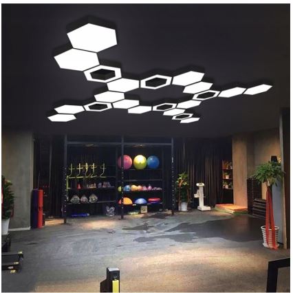LED csillár zsinóron LED/20W/230V fekete
