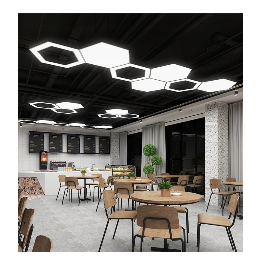 LED csillár zsinóron LED/20W/230V fekete