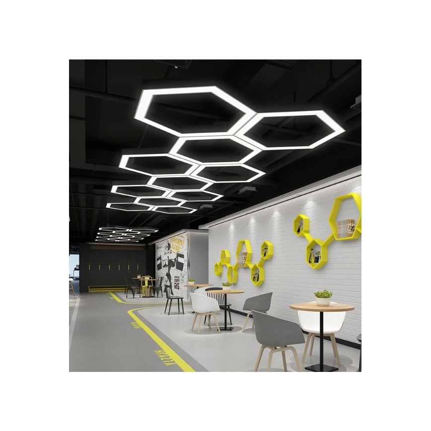 LED csillár zsinóron LED/20W/230V fekete