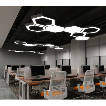 LED csillár zsinóron LED/20W/230V fekete