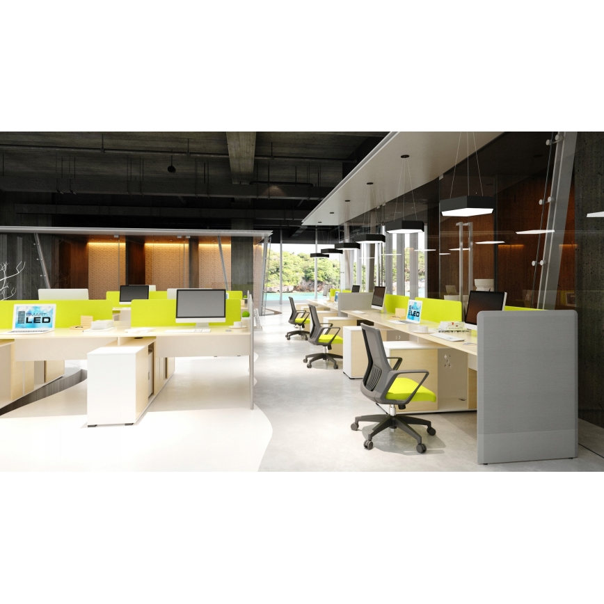 LED csillár zsinóron LED/20W/230V fekete