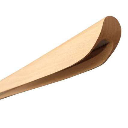 LED Csillár zsinóron LED/22W/230V 4000K 120 cm bükkfa/tömör fa