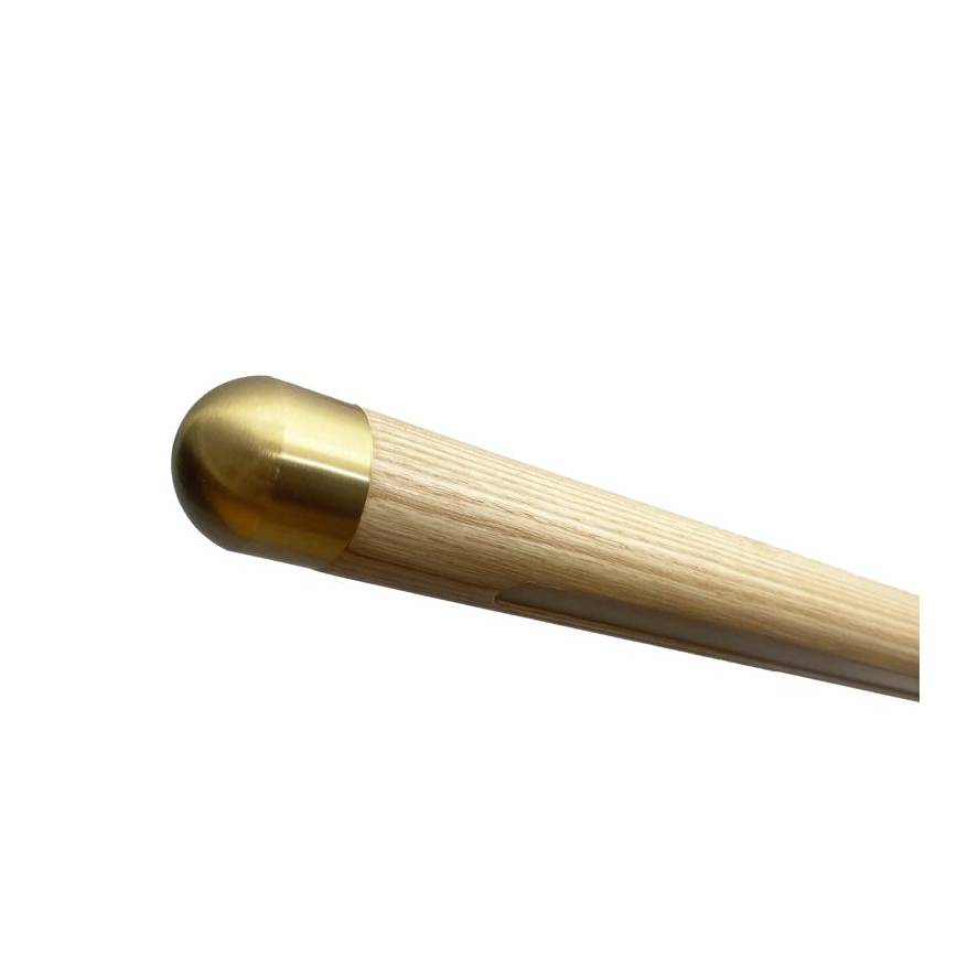 LED Csillár zsinóron LED/22W/230V 4000K 120 cm kőris/tömör fa