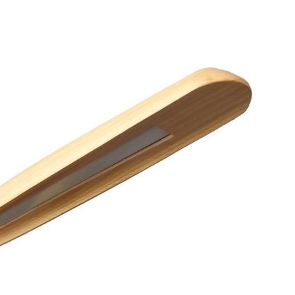 LED Csillár zsinóron LED/26W/230V 4000K 150 cm bükkfa/tömör fa