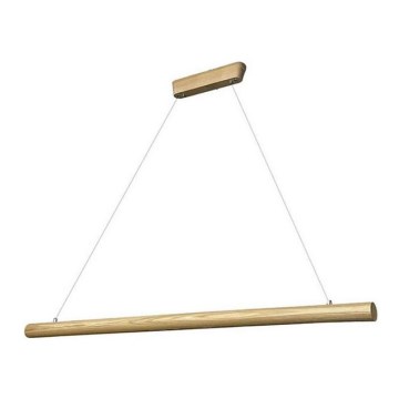 LED Csillár zsinóron LED/26W/230V 4000K 150 cm kőris/tömör fa