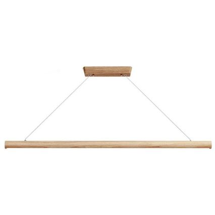 LED Csillár zsinóron LED/26W/230V 4000K 150 cm kőris/tömör fa