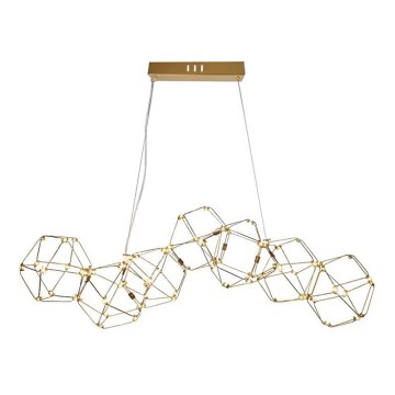 LED Csillár zsinóron LED/28W/230V 3000K arany