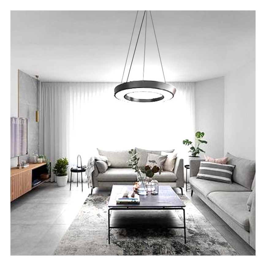 LED Csillár zsinóron LED/30W/230V 4000K átm. 60 cm