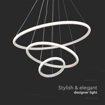 LED Csillár zsinóron LED/32W/230V 3000K fehér