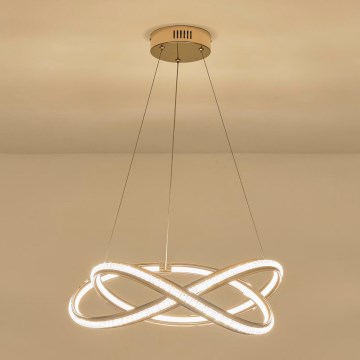 LED Csillár zsinóron LED/38W/230V 3000K 50x120 cm