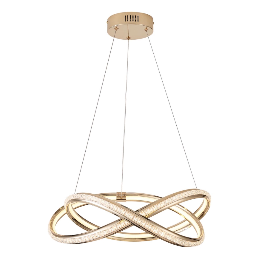 LED Csillár zsinóron LED/38W/230V 3000K 50x120 cm