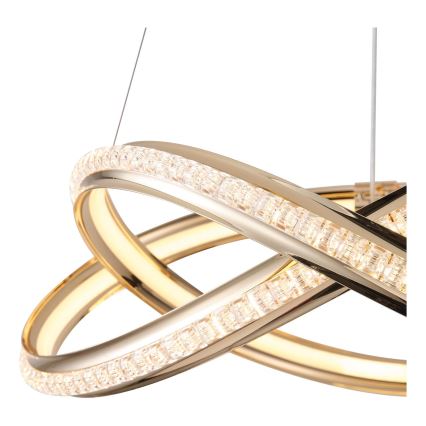 LED Csillár zsinóron LED/38W/230V 3000K 50x120 cm