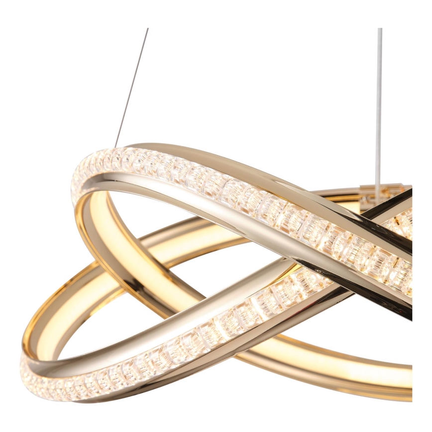 LED Csillár zsinóron LED/38W/230V 3000K 50x120 cm