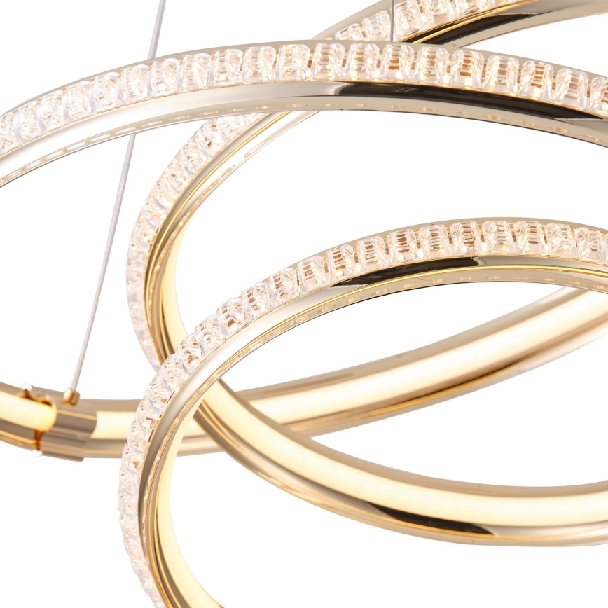 LED Csillár zsinóron LED/38W/230V 3000K 50x50 cm