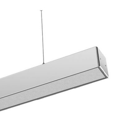 LED Csillár zsinóron LED/40W/230V 120cm ezüst