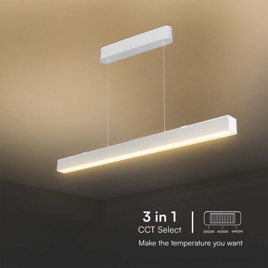 LED Csillár zsinóron LED/40W/230V 3000/4000/6400K fehér