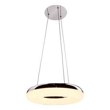 LED Csillár zsinóron LED/40W/230V 3000K átm. 40 cm fényezett króm