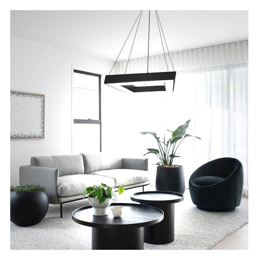 LED Csillár zsinóron LED/40W/230V 4000K 60x60 cm