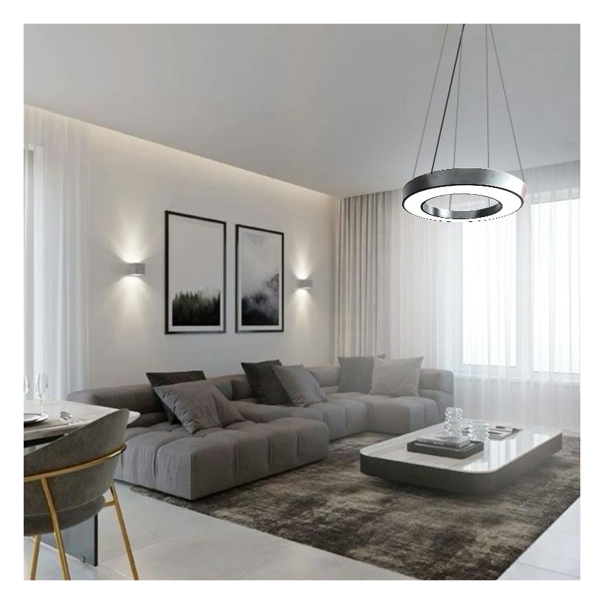 LED Csillár zsinóron LED/40W/230V 4000K átm. 80 cm