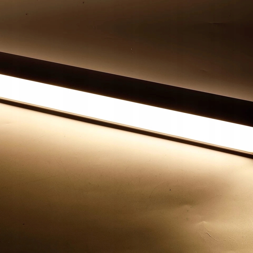 LED csillár zsinóron LED/44W/230V 4000K 120 cm fekete