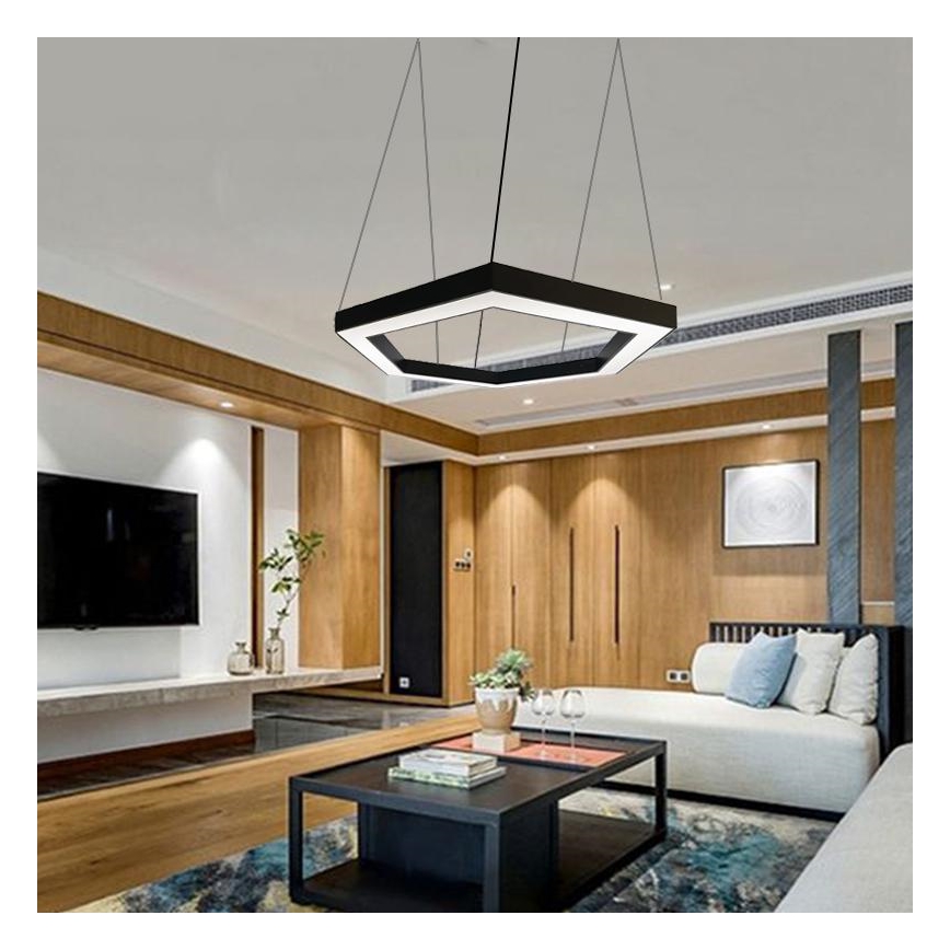 LED Csillár zsinóron LED/50W/230V 4000K átm. 100 cm