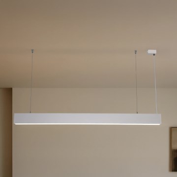 LED csillár zsinóron LED/55W/230V 3000/4000/6500K 120 cm fehér