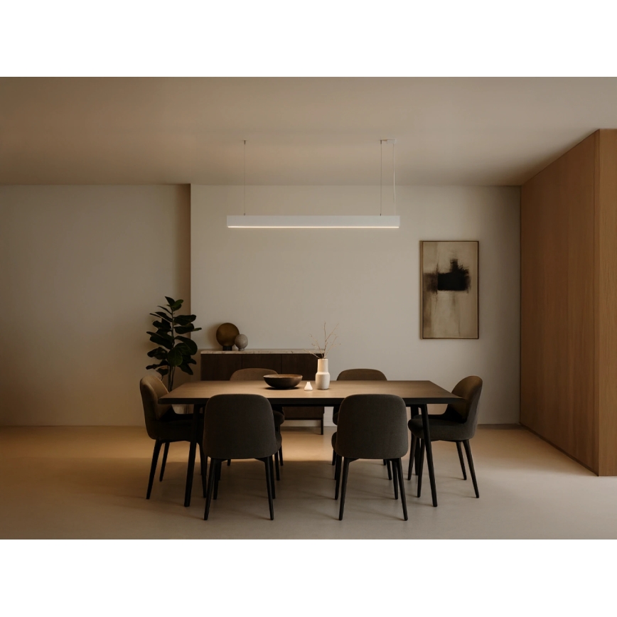 LED csillár zsinóron LED/55W/230V 3000/4000/6500K 120 cm fehér