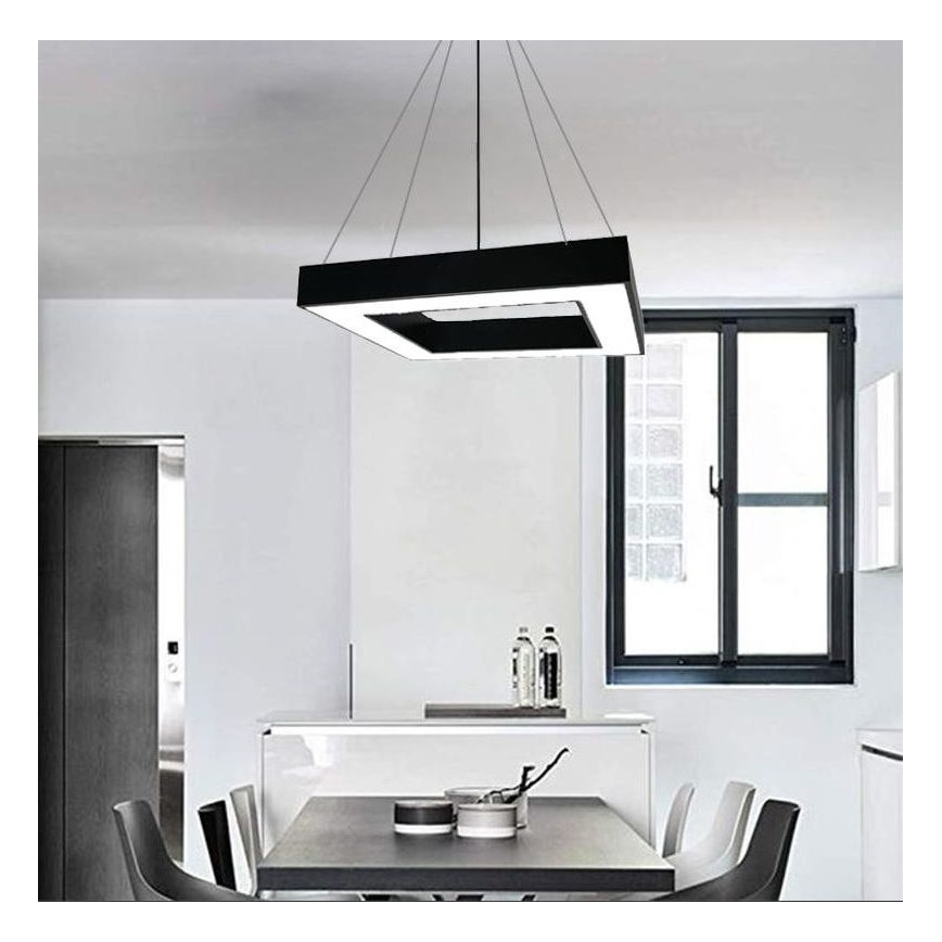 LED Csillár zsinóron LED/55W/230V 4000K 80x80 cm