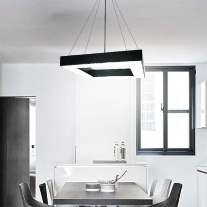 LED Csillár zsinóron LED/55W/230V 4000K 80x80 cm