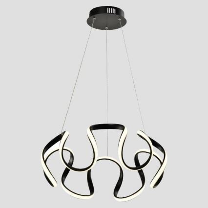 LED Csillár zsinóron LED/60W/230V 3000K fekete