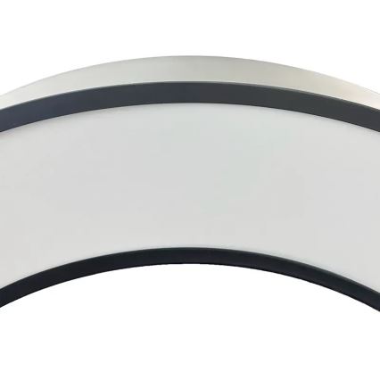 LED Csillár zsinóron LED/60W/230V 4000K átm. 120 cm fekete