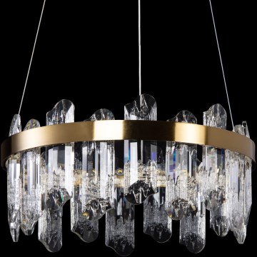 LED Csillár zsinóron LED/62W/230V átm. 50 cm arany