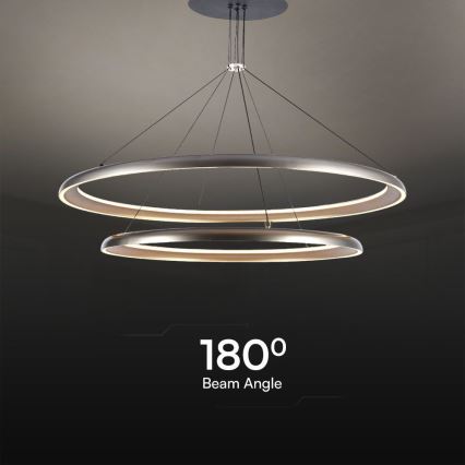 LED Csillár zsinóron LED/65W/230V 3000K