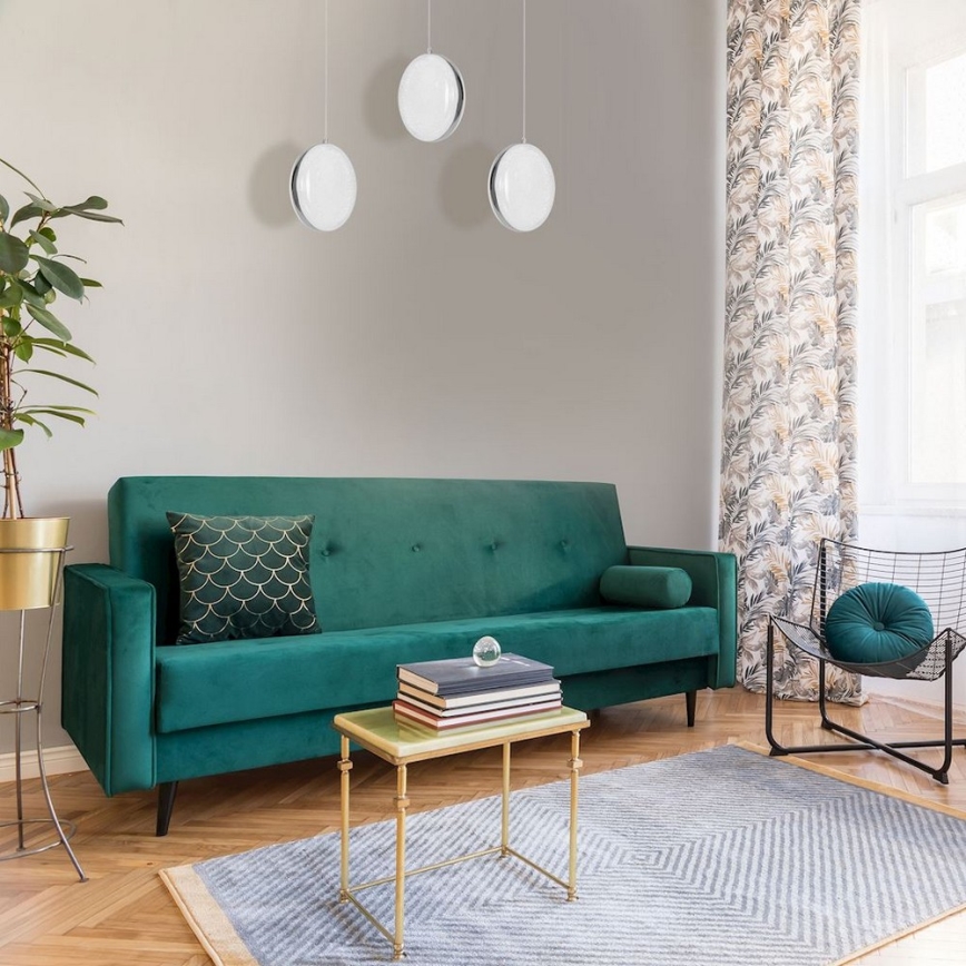 LED Csillár zsinóron LIRA 3xLED/27W/230V