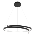 LED Csillár zsinóron LORENZO LED/35W/230V fekete