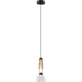 LED Csillár zsinóron LUCCO LED/13W/230V átm. 15 cm füstös
