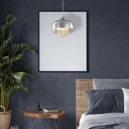 LED Csillár zsinóron LUNA 1xE14/40W/230V