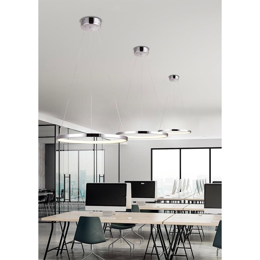 LED Csillár zsinóron LUNE LED/25W/230V