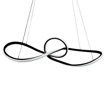 LED Csillár zsinóron MARCO LED/42W/230V fekete