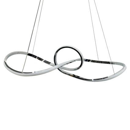 LED Csillár zsinóron MARCO LED/42W/230V fényezett króm