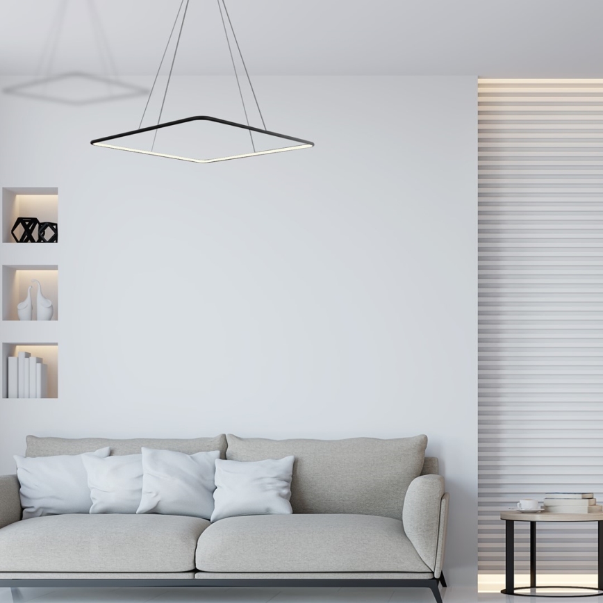 LED Csillár zsinóron NIX LED/25W/230V fekete