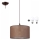 LED Csillár zsinóron NOEL 1xE27/60W/230V barna