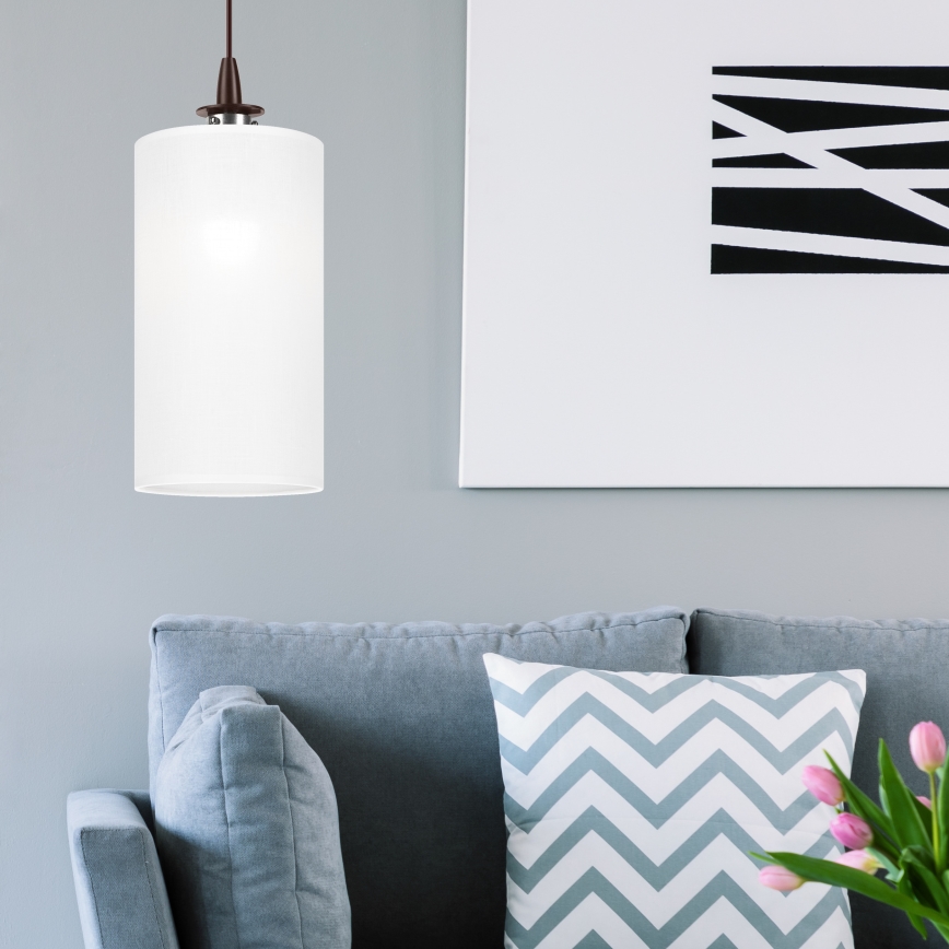 LED Csillár zsinóron NOEL MINI 1xE27/60W/230V fehér