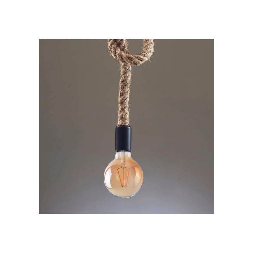 LED Csillár zsinóron ROPE 1xE27/8W/230V