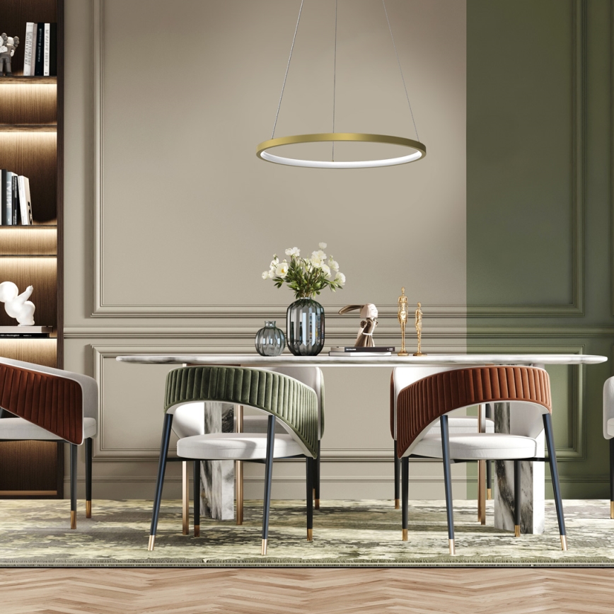 LED Csillár zsinóron ROTONDA LED/27W/230V arany