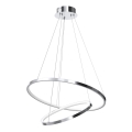 LED Csillár zsinóron ROTONDA LED/51W/230V fényes króm